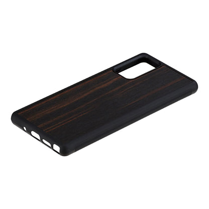 Galaxy Note20 natural wood case ebony black - MAN&amp;WOOD