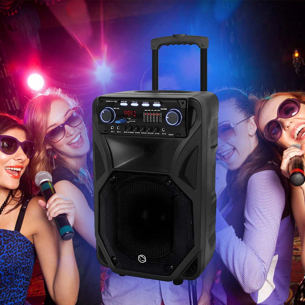 Portable Speaker With Bluetooth, Disco Lights - Manta SPK5021PRO