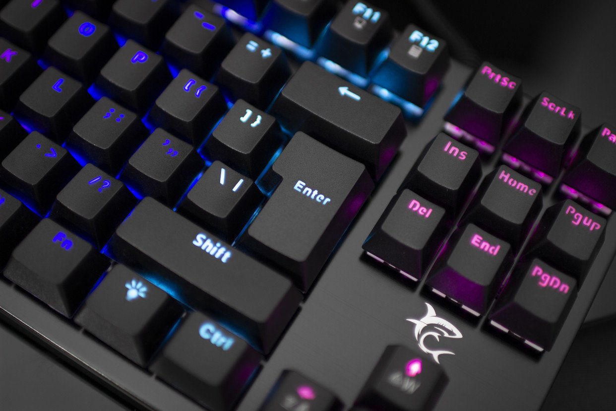 Mechanical Keyboard with RGB Lighting - White Shark GK-1925 Spartan