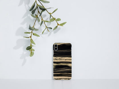 iPhone XS Max cover made of natural wood, white - MAN&amp;WOOD