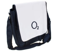 Laptop bag 15.4" blue/white (O2) 