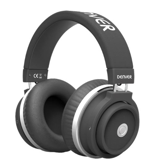 Wireless Bluetooth Headphones Denver BTH-250, Black - Modern and Powerful