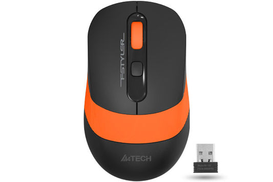 Orange Wireless Mouse A4Tech FStyler FG10 RF 46448