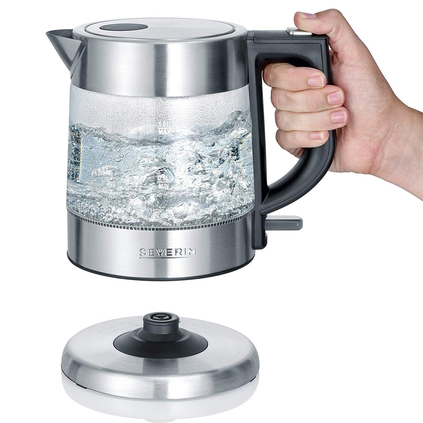 Electric kettle with a glass body - Severin WK 3468 