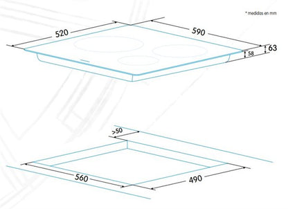 Edesa EIT-6328 B WH