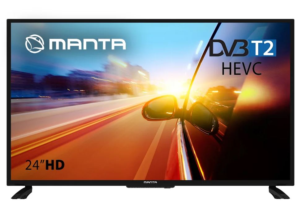 Televizors 24" HD ar D-LED tehnoloģiju, Manta 24LHN122T