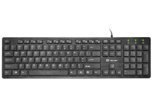 Pilna Izmēra USB Tastatūra Tracer 45922 Ofis Black