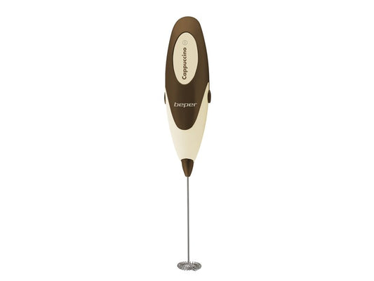Milk Frother with Stainless Steel Whisk - Perfect for Cappuccino Connoisseurs!