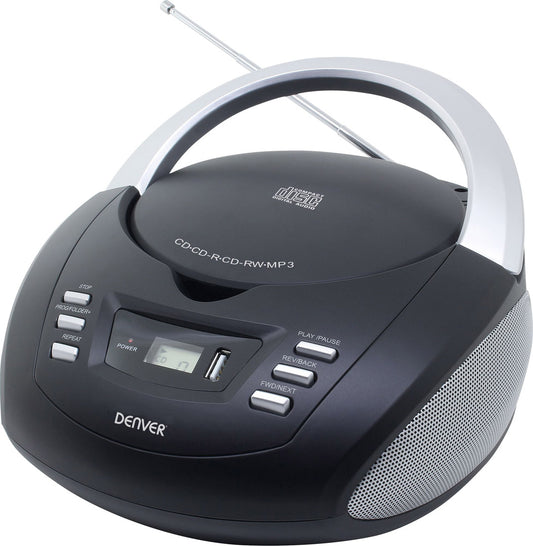 Personal CD player with FM radio and USB Denver TCU-211