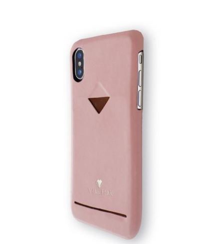 VixFox Card Slot Back Shell for Iphone XSMAX pink