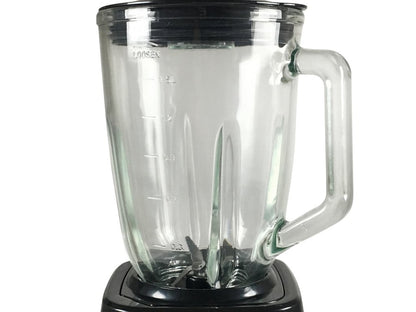 Beper BP.602 - 600W Blender with 1.5L Glass Cup and Ice Crushing Function