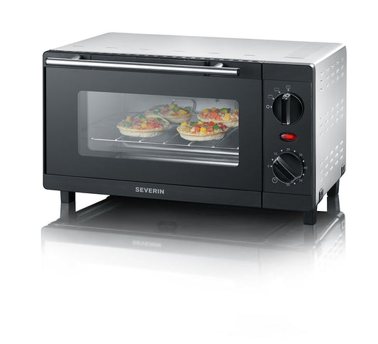 Electric oven Severin TO 2052, Silver/Black, 9L, 800W