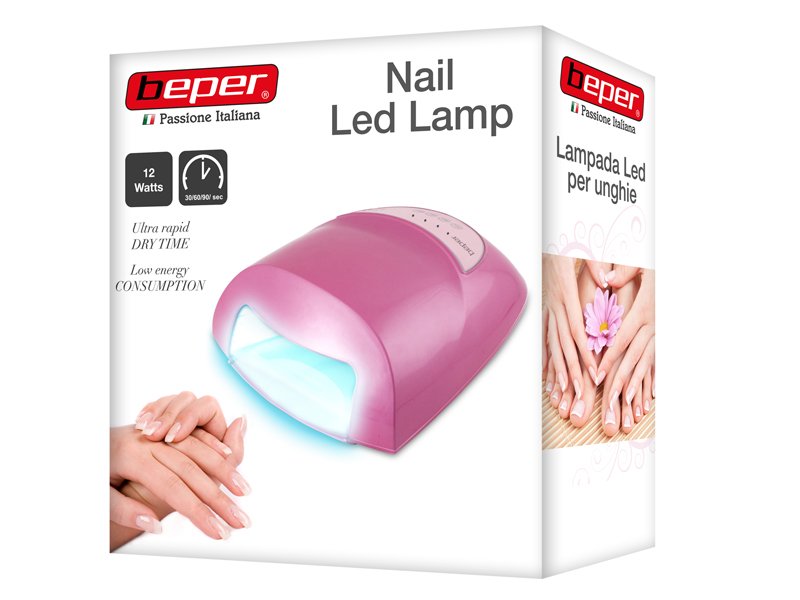 Nagu gēla LED lampa ar spoguļa pārklājumu Beper 40.992