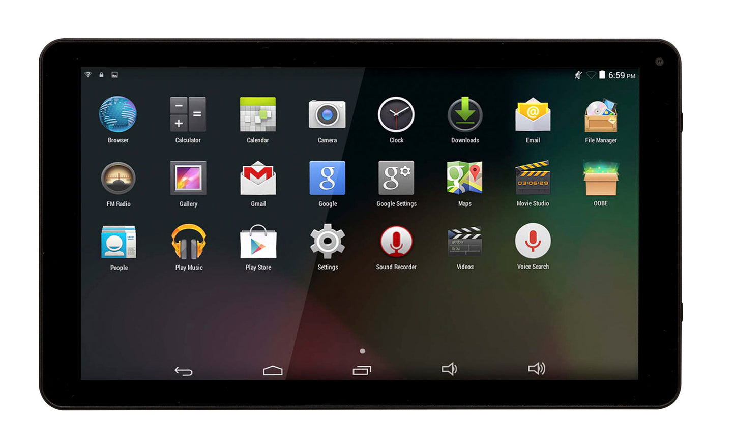 Tablet computer Denver TAQ-10253 10.1" 16GB Wi-Fi Android 8.1 Black