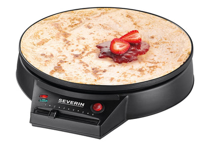 Thin pancake frying device with non-stick coating, Severin CM 2198