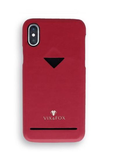 VixFox Card Slot Back Shell for Samsung S9 ruby ​​red