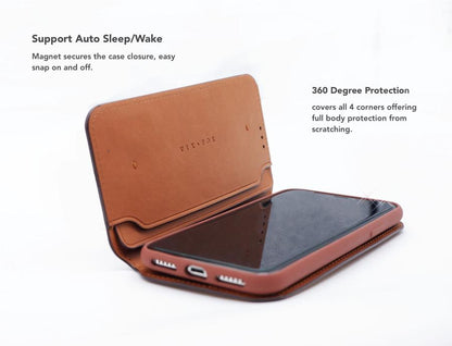 Чехол VixFox Smart Folio для Iphone XSMAX карамельно-коричневый