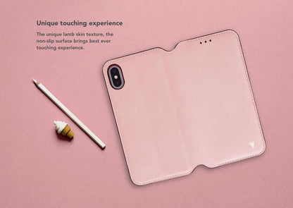 VixFox Smart Folio Case for iPhone X/XS pink