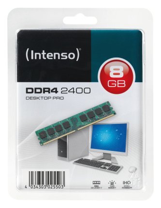 Operatīvā atmiņa DDR4 8GB 2400Mhz Intenso DIMM (5642160)