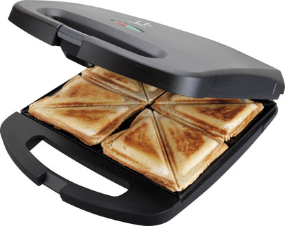 Sandwich maker with non-stick coating Jata SW546 - 1500W, 4 sandwiches, non-slip base