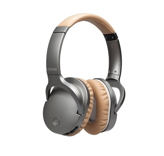 Headphones Denver BTN-207, Sand - Wireless Bluetooth and Stylish Design