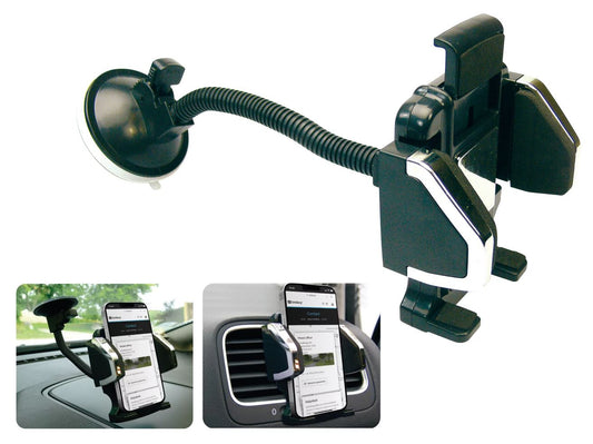 Universal mobile phone holder Sandberg 402-91 with suction cup, black