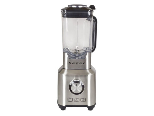 Beper BP.601 - 2000W Professional Blender with 2L Plastic Glass and 6 Stainless Steel Blades