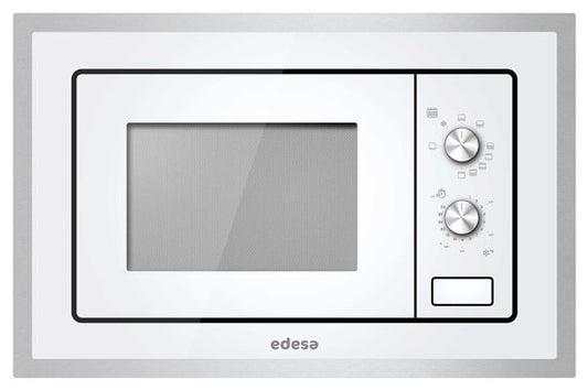 Built-in microwave oven Edesa EMW-2010-IG XWH 20L with 800W Grill, White