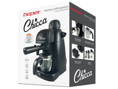 Espresso coffee machine Beper BC.002, 4 cups, 800W