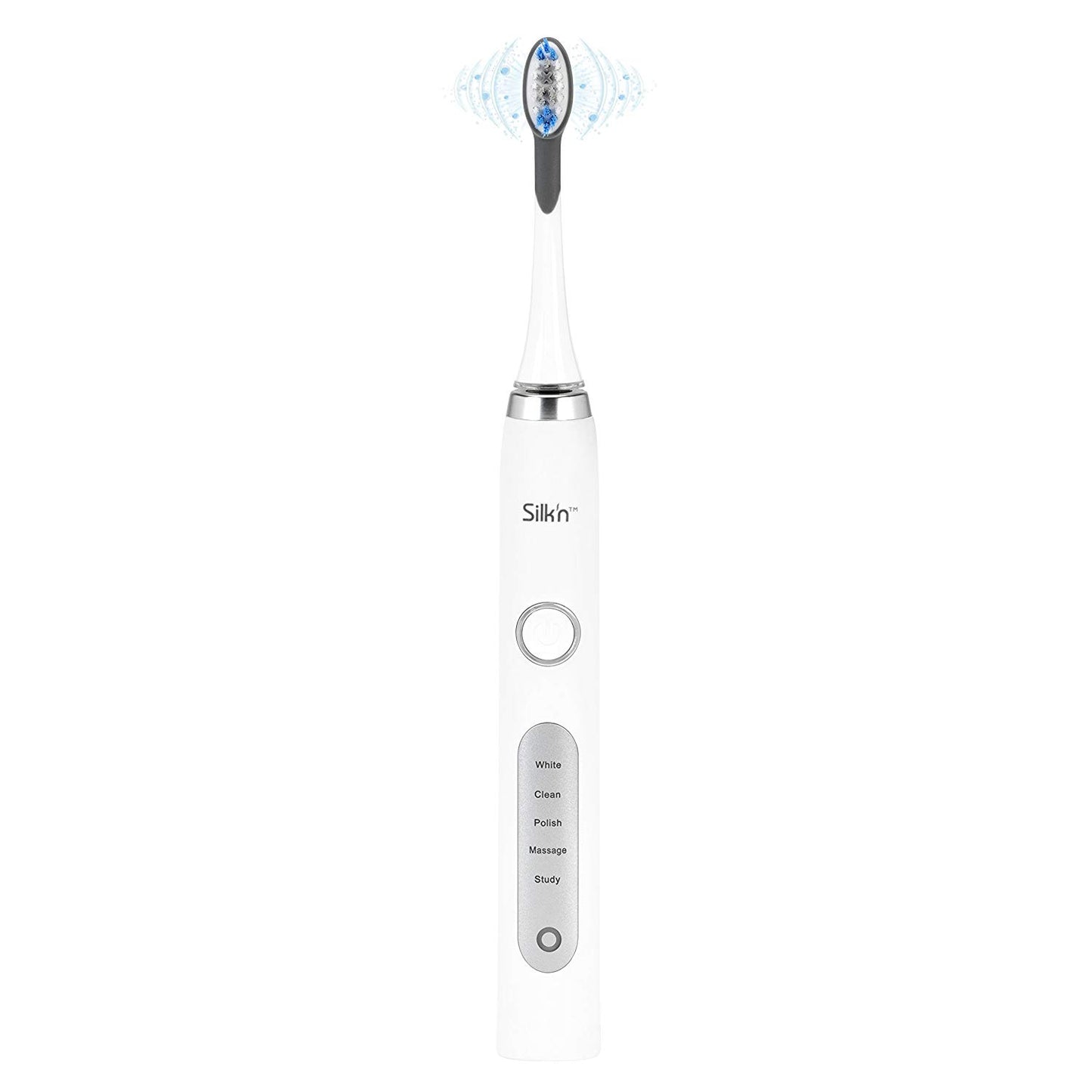 Electric toothbrush with 5 modes, Silkn Sonic Smile White SS1PEUW001