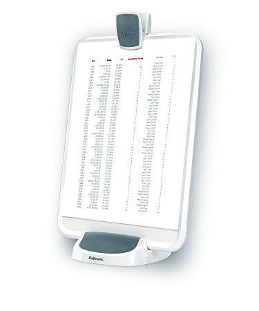 Fellowes Document Lift (CRC93115) - A4 Format Plastic Document Holder, White, 240 x 151 x 368 mm