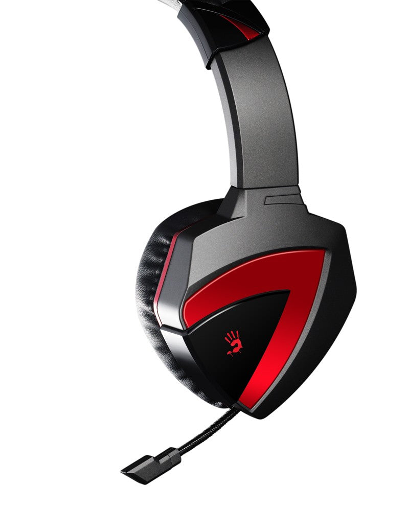 Wired headphones. A4Tech Bloody G500 Combat Black Red 44315
