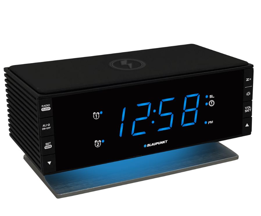 Alarm Clock Radio with Double Alarm Clock and Charging - Blaupunkt CR55CHARGE