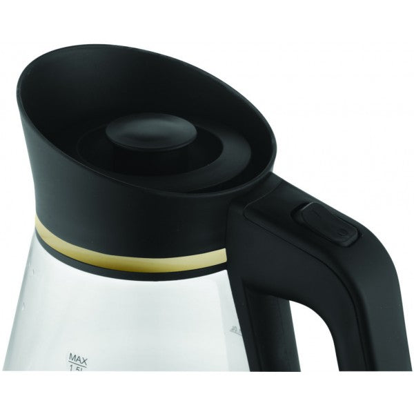 Kettle 1.5l with LED lighting and borosilicate glass body, Prime3 SEK51GL