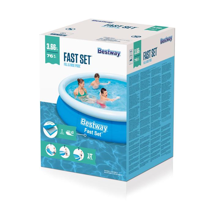 The large Fast Set pool 366x76CM Bestway