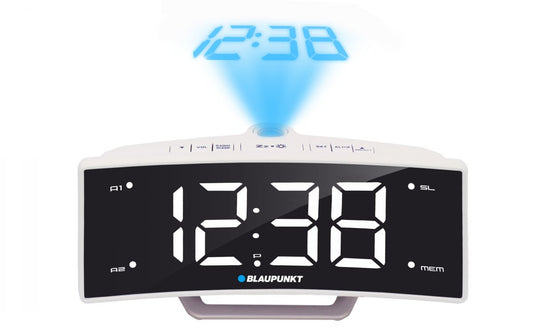 Multifunctional Clock with Alarm Clock and Projection - Blaupunkt CRP7WH