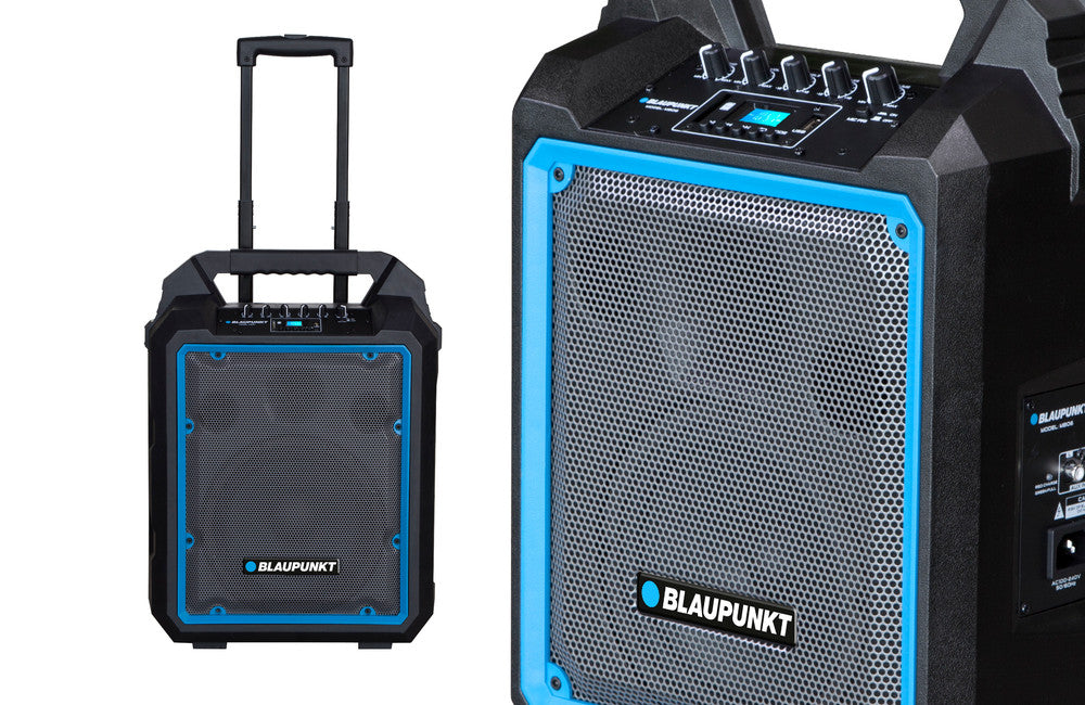 Portable Bluetooth speaker with FM radio, microSD, AUX, MP3 - Blaupunkt MB10