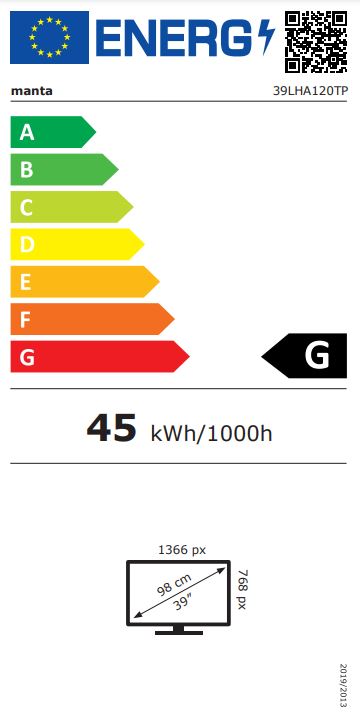 TV Manta 39LHA120TP 39" HD Android