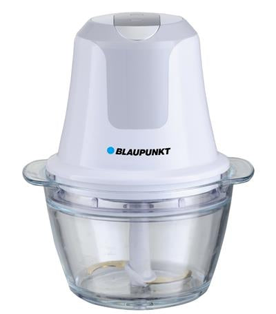 Blaupunkt CPG601 Chopper, 0.8L Glass Bowl, Two Performance Levels, For Chopping Vegetables, Meat, Nuts and Ice